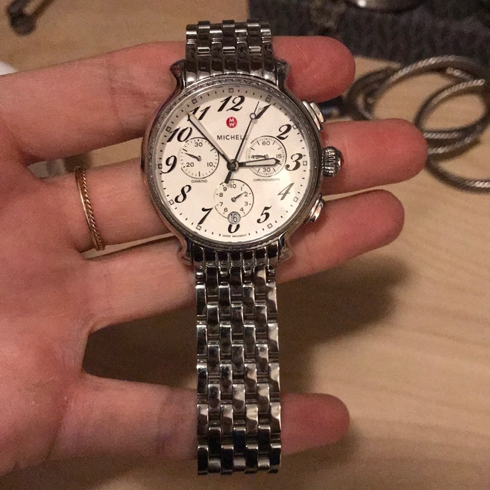 Michele Fluette Diamond Watch MW24A01A1966